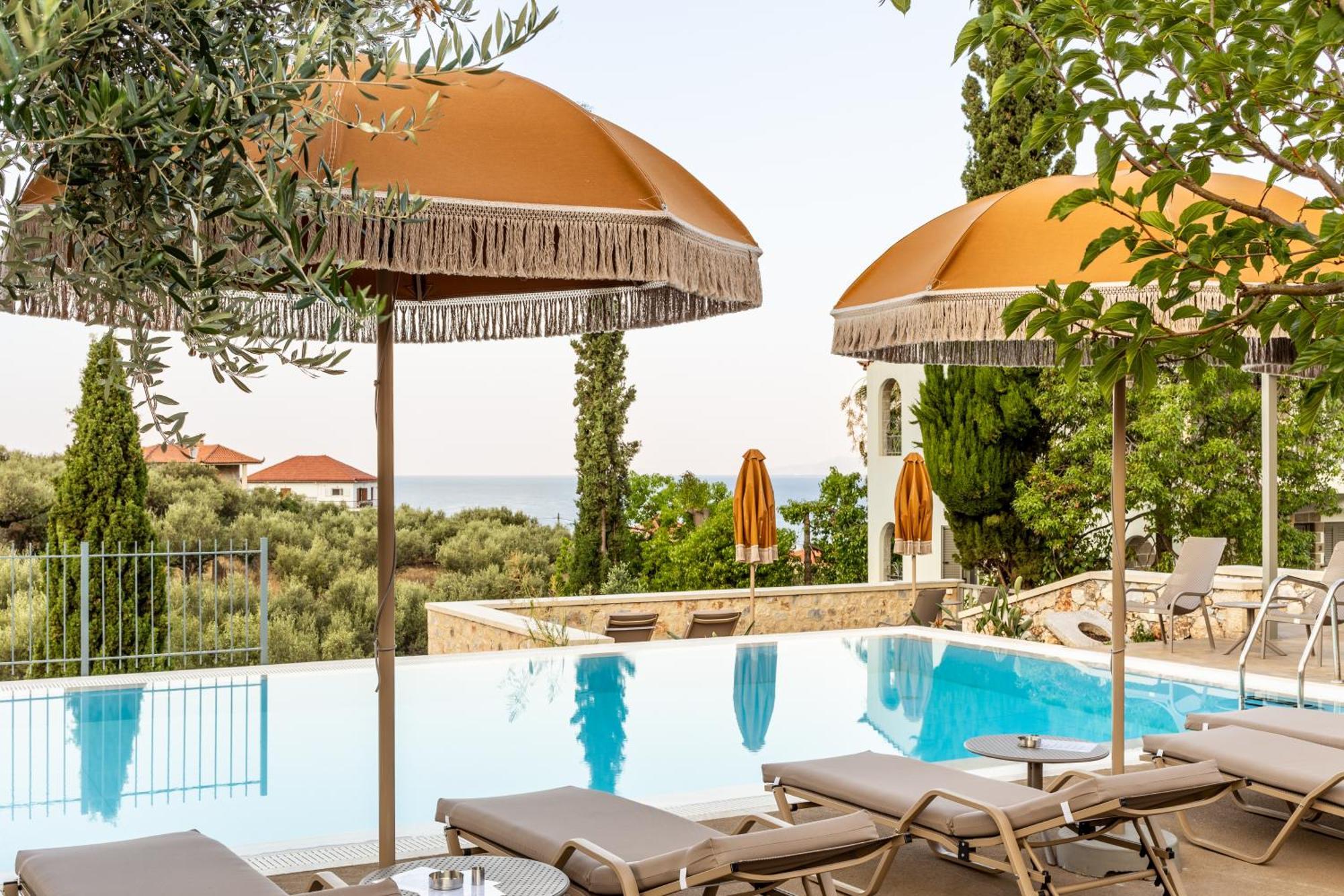 Olympia Zervea Studios With Pool - Apartment Kardamyli Zewnętrze zdjęcie