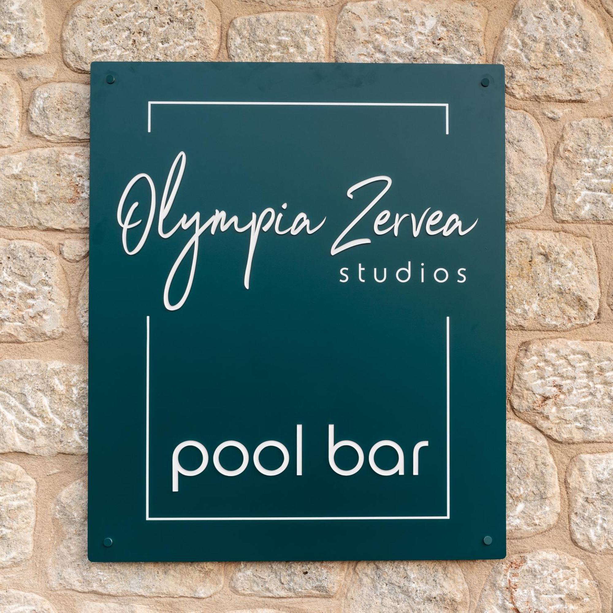Olympia Zervea Studios With Pool - Apartment Kardamyli Zewnętrze zdjęcie