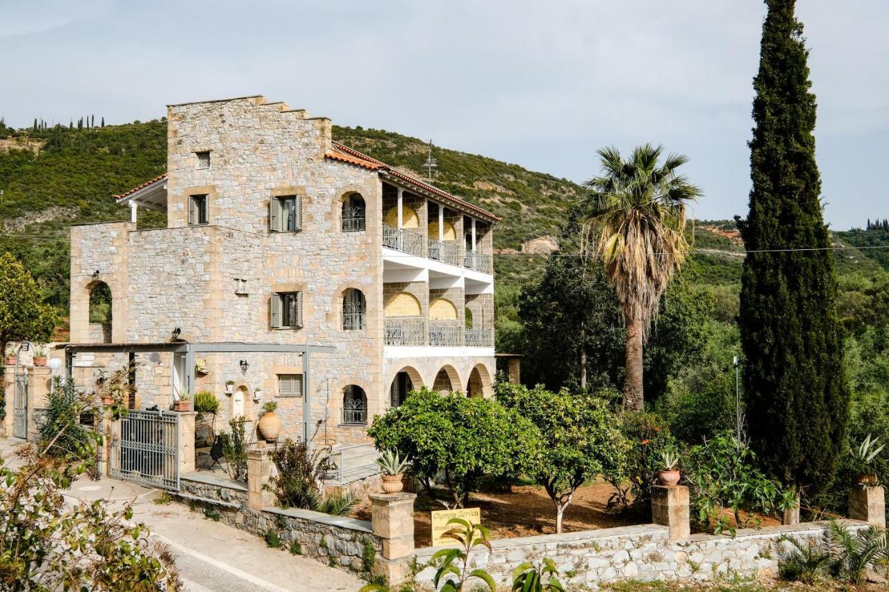Olympia Zervea Studios With Pool - Apartment Kardamyli Zewnętrze zdjęcie